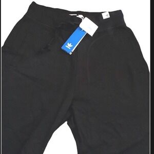 Black Adidas jogger NWT Adidas XYBO Capri Pants Size S, Black with white accents